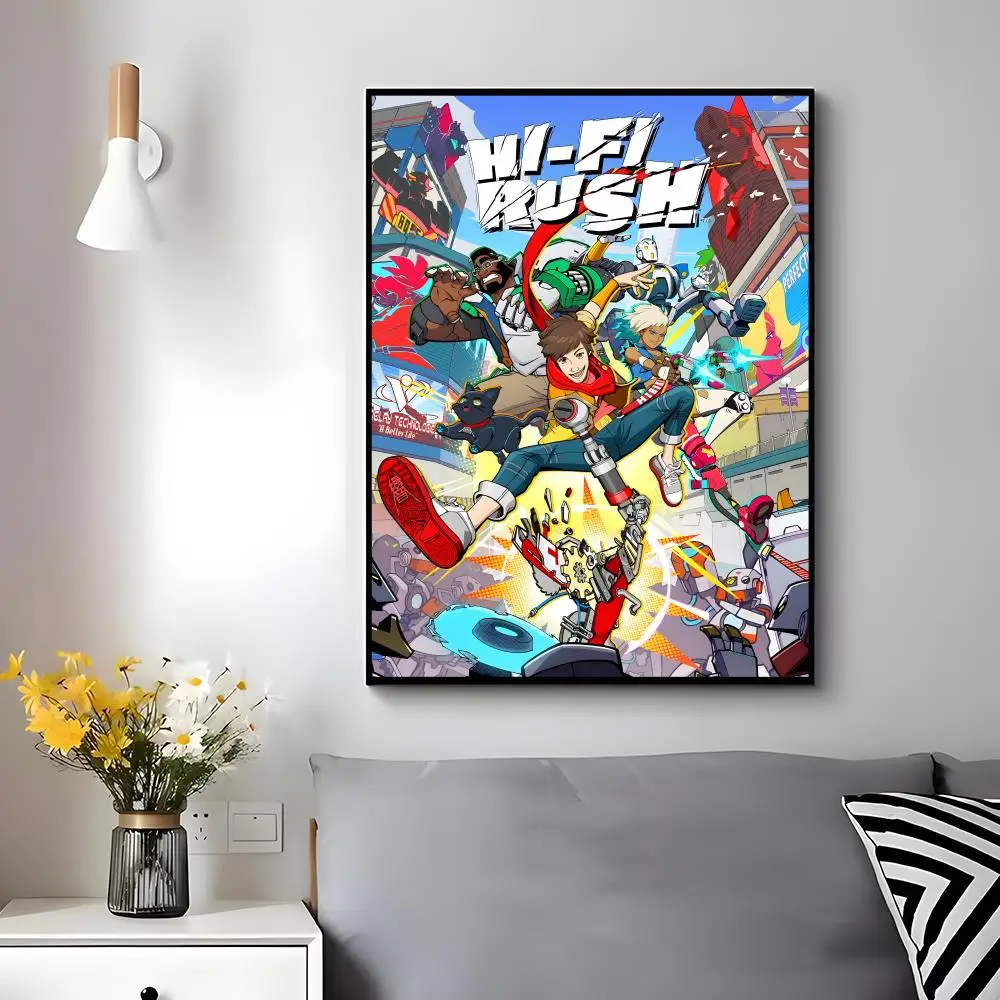 Rhythm game Hi-Fi RUSH Poster Wall Ornament Home Decor Young Decor Fans