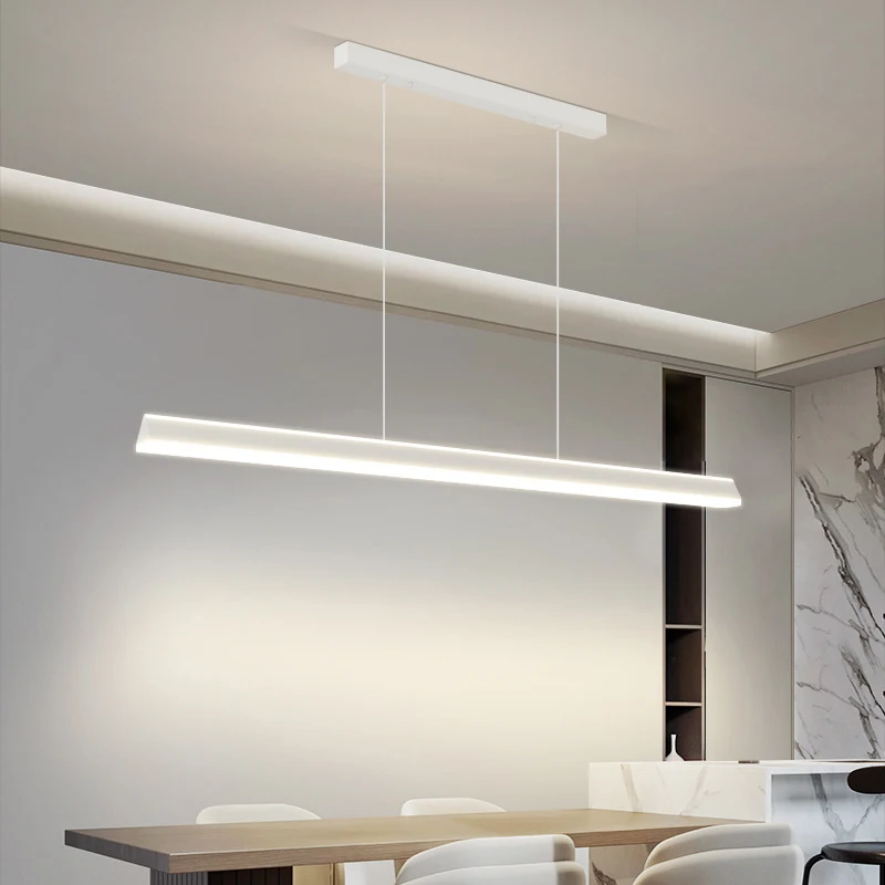 Dimming semplice rotondo quadrato lungo nuovo moderno lampadario a LED luci soggiorno sala da pranzo camera da letto lampade a sospensione Hall illuminazione interna