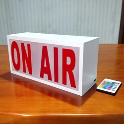 On Air Recording Studio Led Neon Light SignBattery Powered LED Illuminated for Gaming Wall Decor Cinema Studio Home
