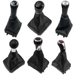 For Volkswagen VW Polo 9N 9N2 2002 2003 2004 2005 2006 2007 2008 2009 Car Gear Shift Knob 5/6 Speed Gearbox Handle Lever Stick