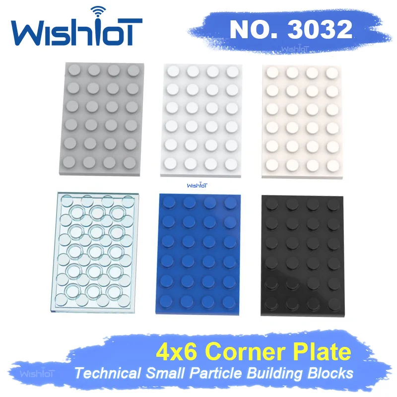 

DIY Building Blocks Thin Figures Bricks 4x6 Dots Educational Creative Size Compatible With 3032 Toys for Children