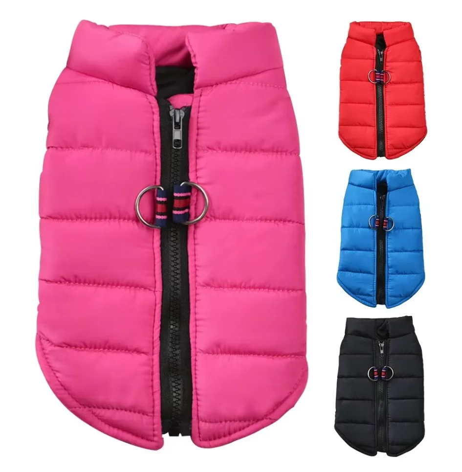 Winter Warm Pet Clothes For Small Dogs Windproof Pet Dog Coat Jacket Padded Clothing for Yorkie Chihuahua Puppy Cat Outfit Vest