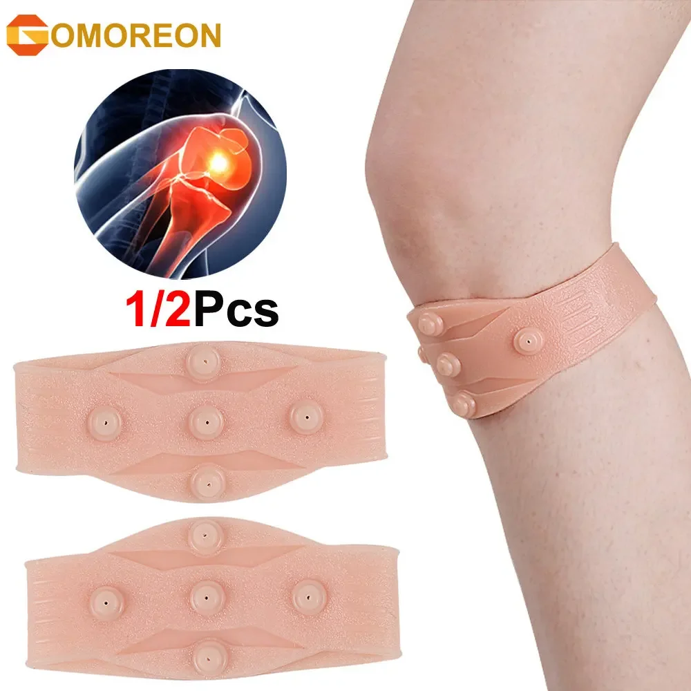 

Magnet Therapy Knee Strap, Knee Pain Relief Support Brace Basketball, Running, Knee, Tennis, Tendonitis, Volleyball & Squats