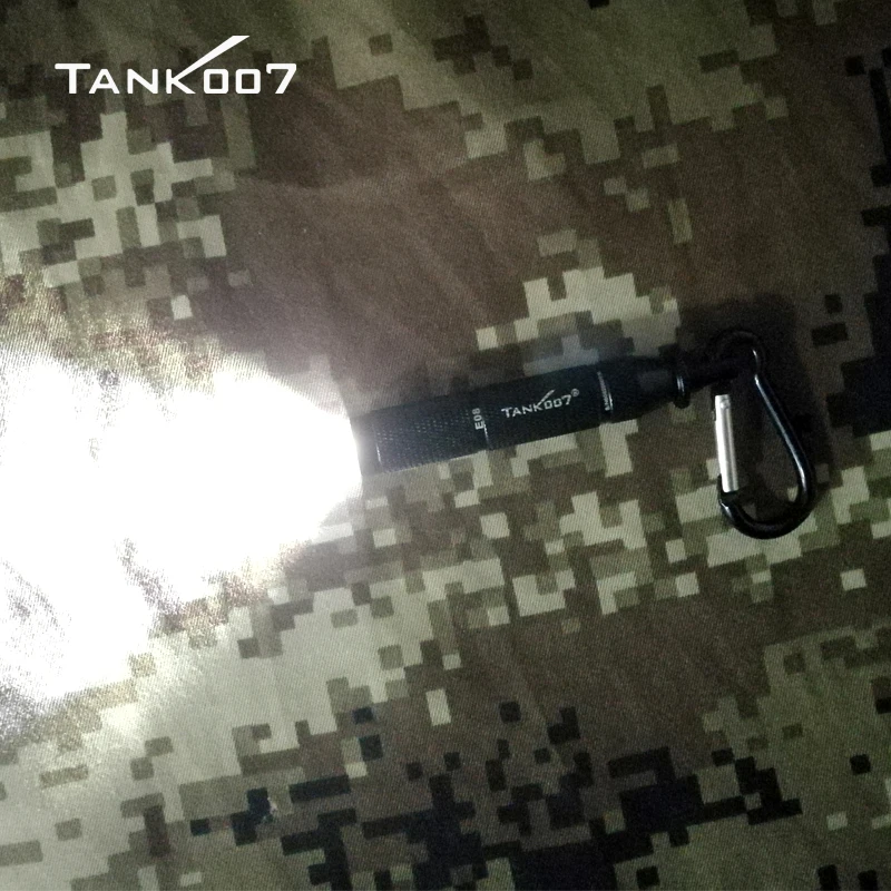 TANK007 Portable Mini Flashlight Pocket Waterproof Led Light Camping Keychain Flashlight E08 For Home Emergency Outside