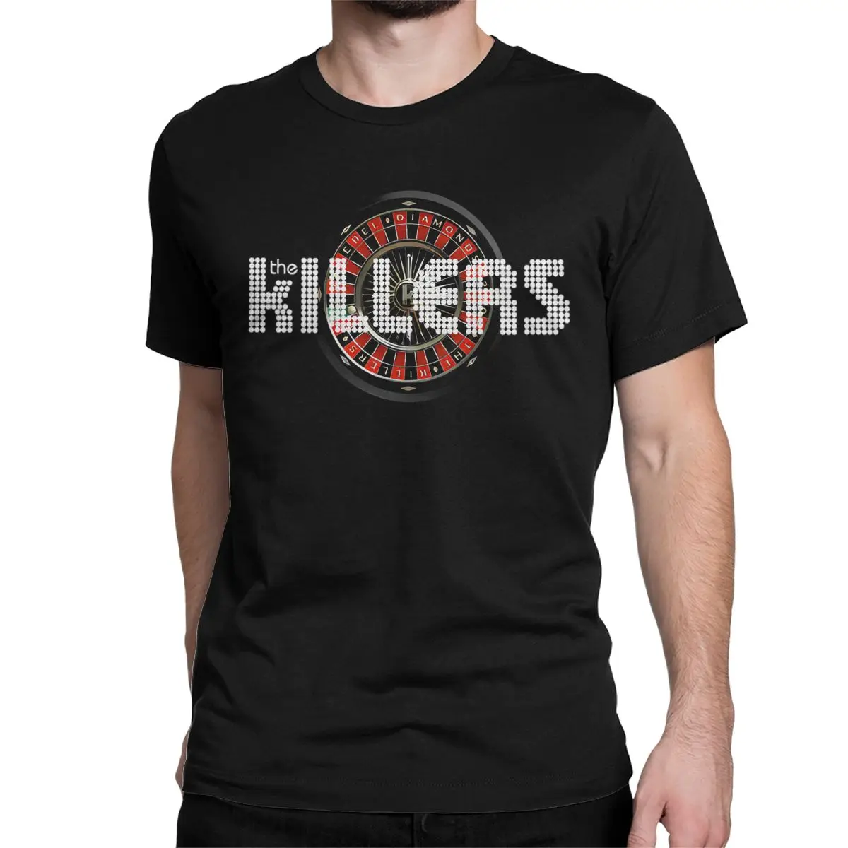 Men Women's T-Shirt O2 The Killers Novelty Pure Cotton Tees Short Sleeve Rock Band Tour 2024 T Shirt Crewneck Clothes Gift Idea