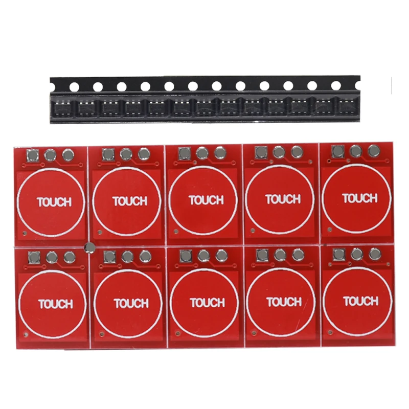 【20PCS】TTP223 Touch Button Module Self-Locking/No-Locking Capacitive Switch Single Channel Modifies Sensor