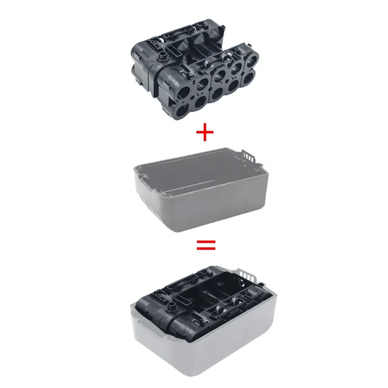 BL1830 Li-ion Battery Box Nesting 10 Cell Battery Holder Combination Fixing Bracket For Makita 18V BL1860 Shell Housings - view 5