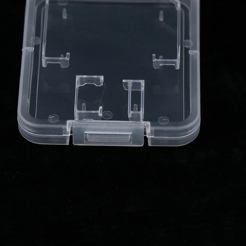 SDメモリーカード用プラスチック収納ボックス,透明,プラスチックタフ,SIMカード用収納ケース,sdc mm,xd cfカード,10個