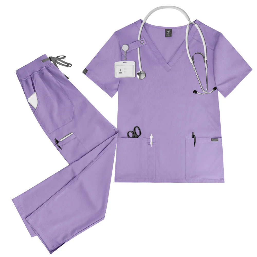 

42020, многоцветная дополнительная стабильная одежда для мытья рук, медицинская униформа, комплект, сплошной цвет, высококачественный хирургический халат ICU