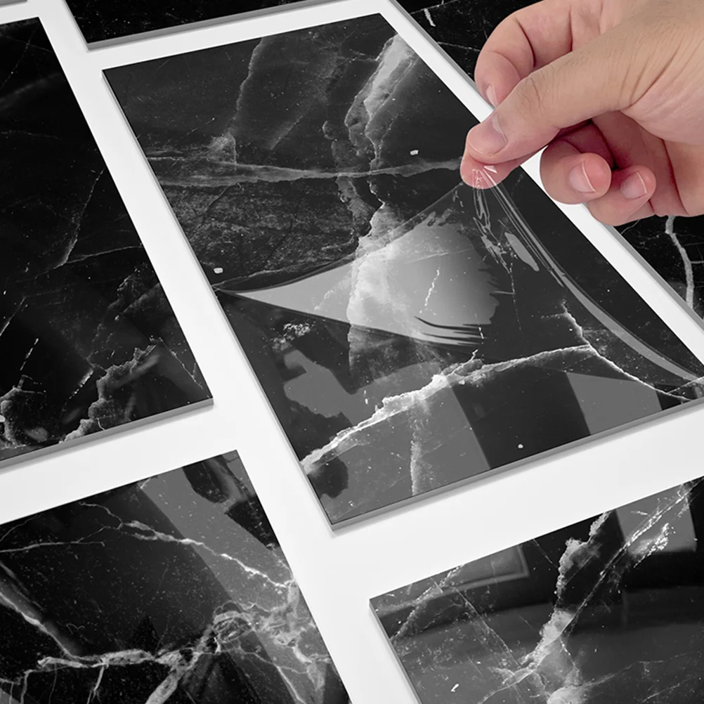 

16pcs Waterproof Tile Stickers Foam Wall Panels Adhesive Decorative Ceramic Wall Decals Removable Home Bathroom Decor Peel