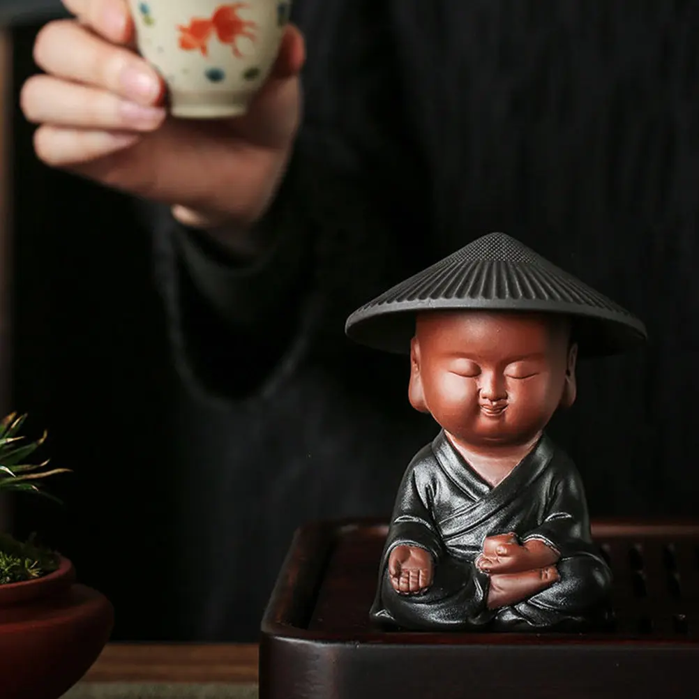 Ceramic Tea Pet Infuser Pets Decor Filter Decorative Favors Figurine Ornament Kungfu