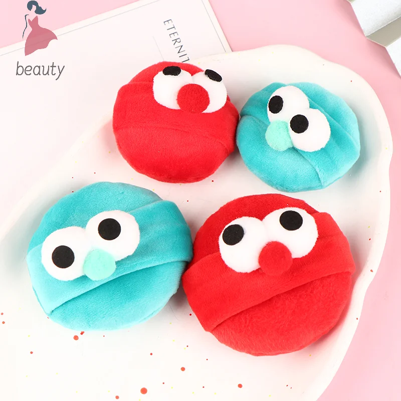 Cartoon Big Eyed Monster Makeup Cosmetic Puff Cute Cartoon Puff Portable Soft Cosmetic Puff Women Make Up Tools