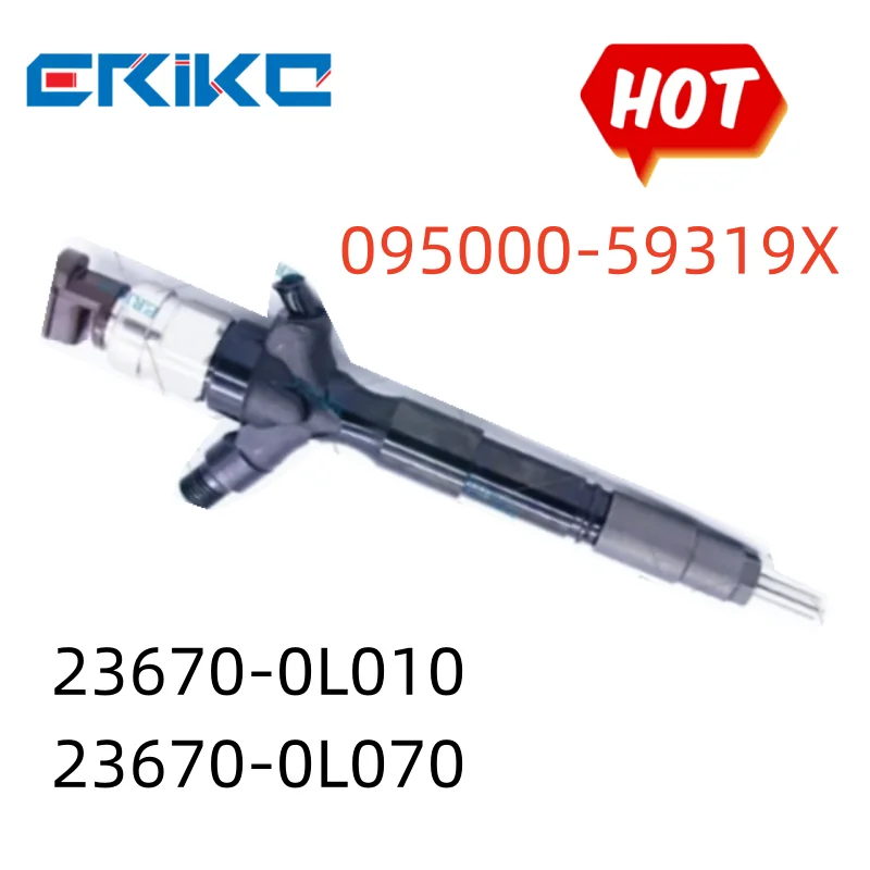 

ERIKC 095000-59319X 095000-593# High Quality Injector 23670-0L010 23670-0L070 Fuel Injector Original Diesel 095000-5930