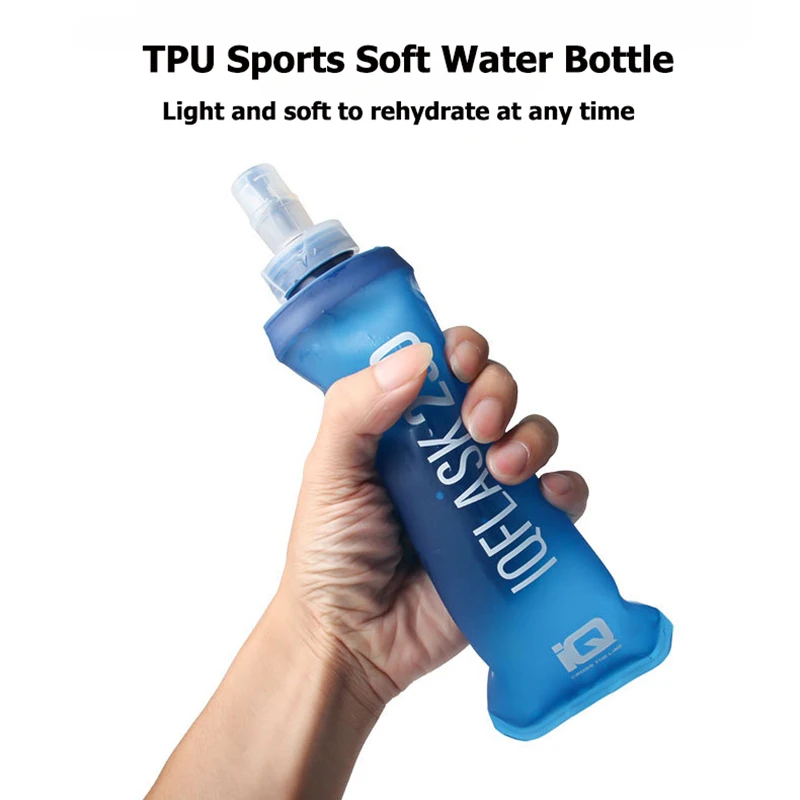 AliExpress DRCK HROS 250ML/500ML Water Bottle Folding Soft Flask Sport Water Bottle Water Bag Collapsible Water Bottle Running Camping Hiking