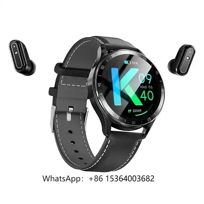 

TJXL-Wearable Devices X10 Smart Watch with TWS Earbuds BT Call Reloj Intelligent Fitness 2 in 1 Smartwatch