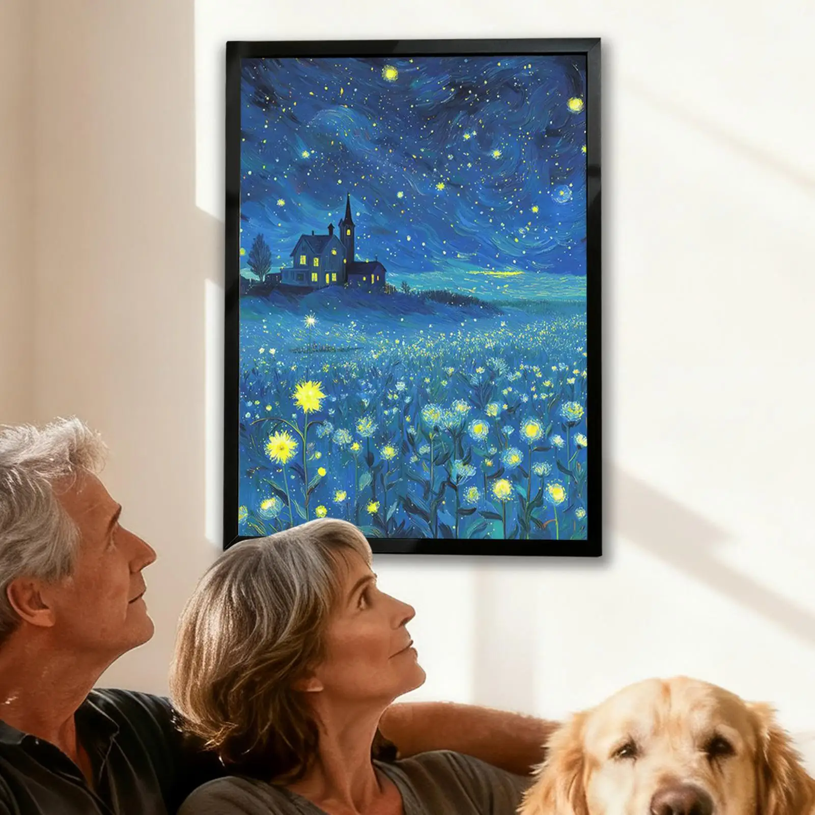 Starry Sky Puzzle 27.5 X 20 Inch 1000 Pieces Fun Romantic Leisure Toys Glitter Puzzle Set For Kids Adults Family Work Offices