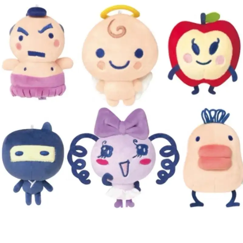 Kawaii Tamagotchi Flowertchi giocattoli di peluche zaino portachiavi creativo periferico Memetchi bambola di pezza morbida amici regalo di compleanno