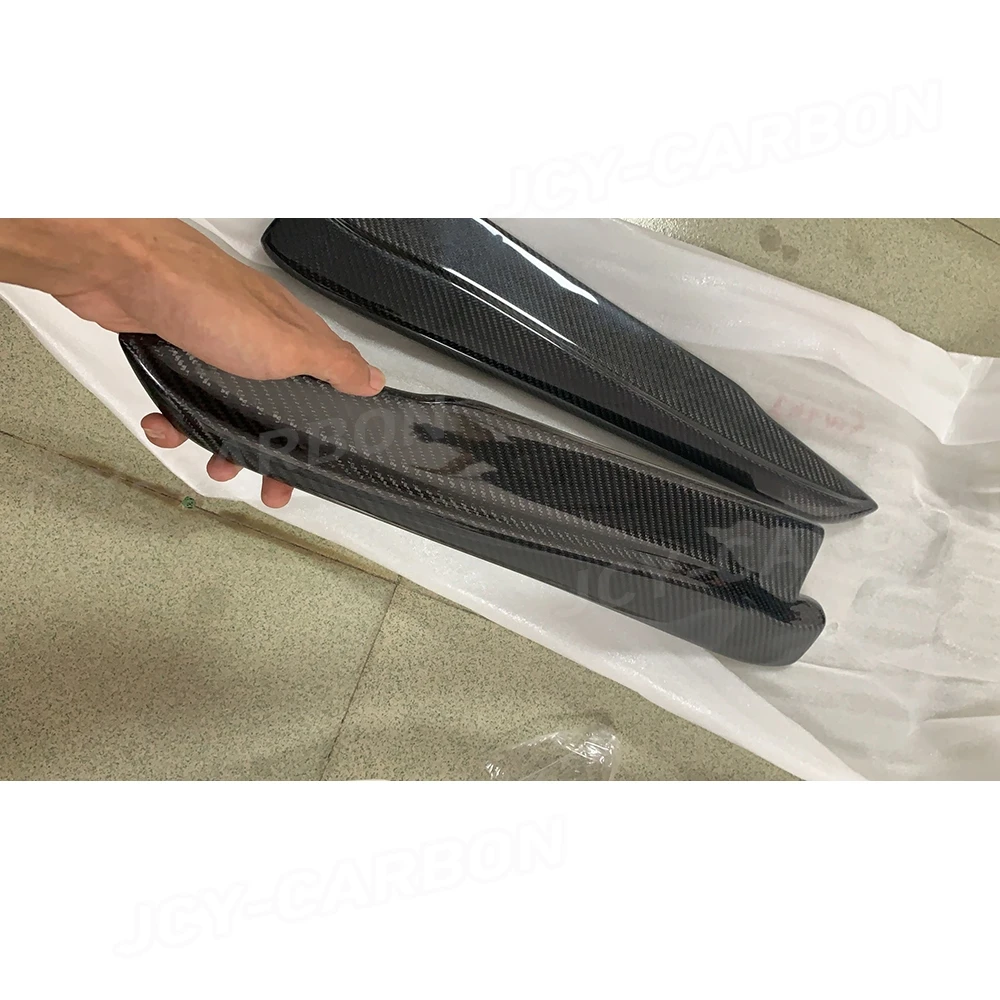 

JCYECF For BMW 3 Series E92 M3 Coupe E93 M3 Cabriolet 2009-2012 Carbon Fiber Rear Lip Splitters Flaps Aprons Car Styling