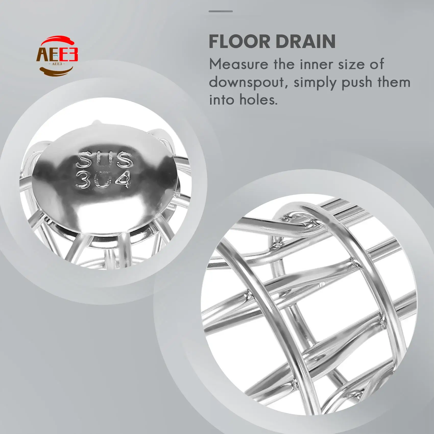 

AEE3-Drain Outdoor Roof Anti-Blocking Line Cap Круглая сетчатая крышка Дренажная напольная линия Утечка Защитный фильтр для желоба