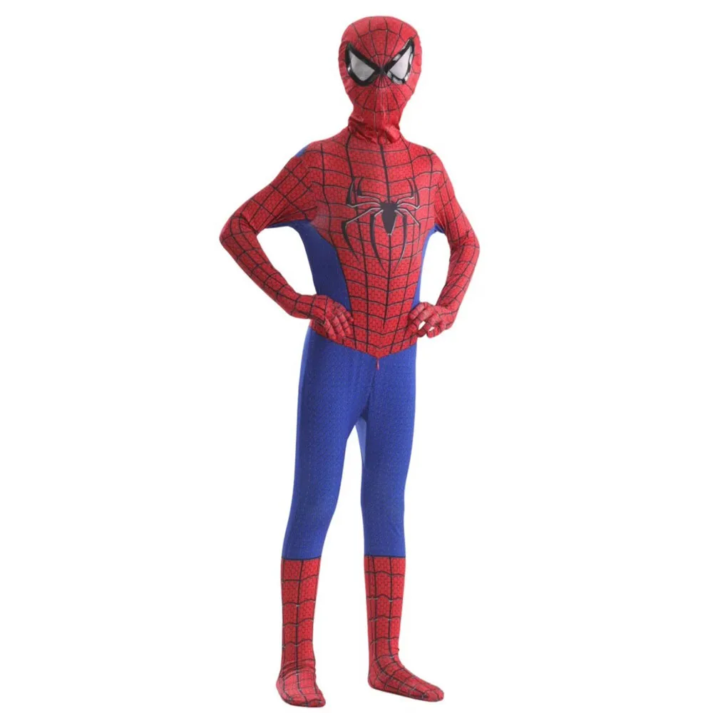 Full Body Zentai Suit Halloween Cosplay for Spider Fans, Printed Bodysuit Superhero Costume for Christmas & Holiday Party - view 5