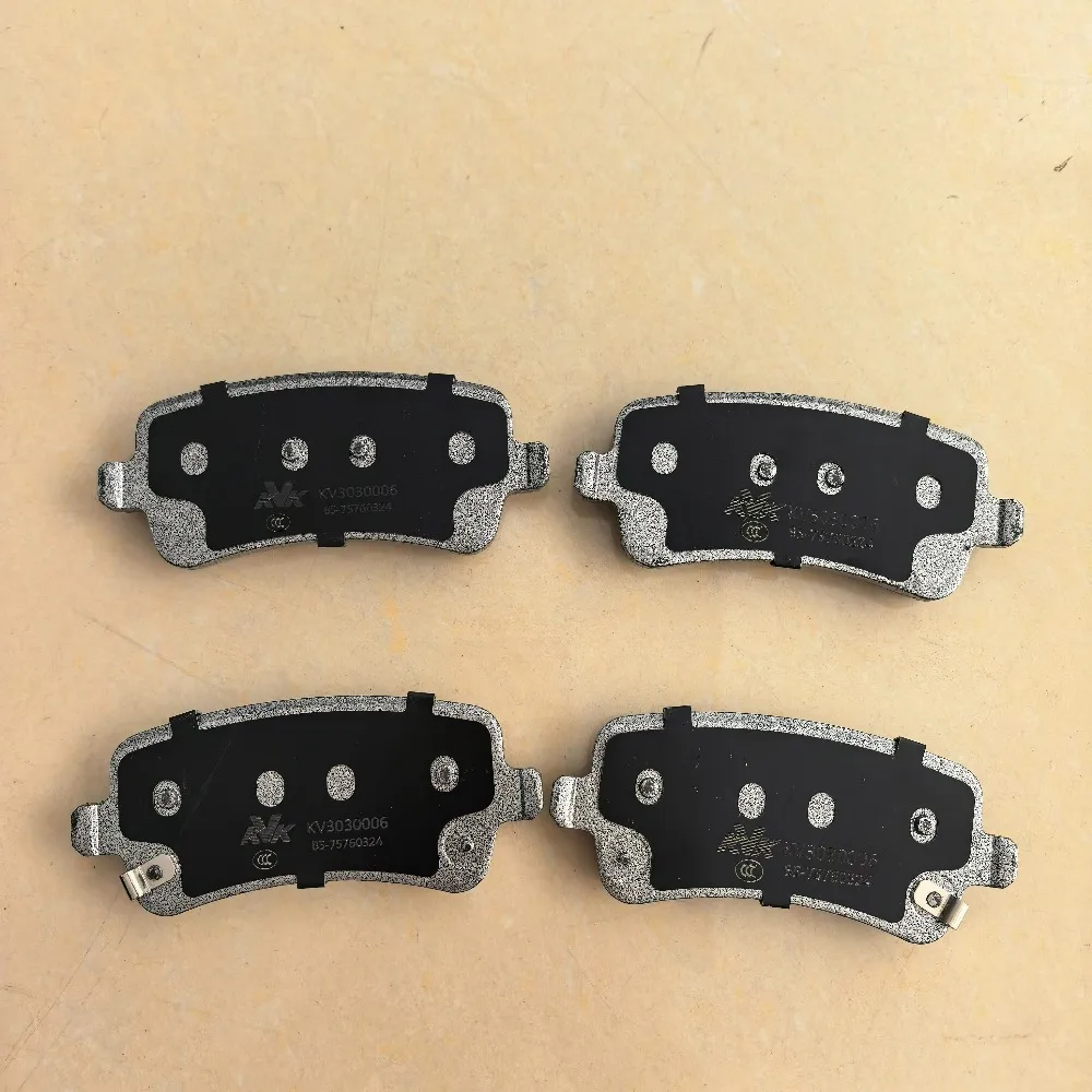 4PCS/SET Rear Brake Pads for JAECOO6,ICAR 03,BAIC,EQ5,EXEED, ZHP1050,FDB5121; FDB5121-D; GDB9102;