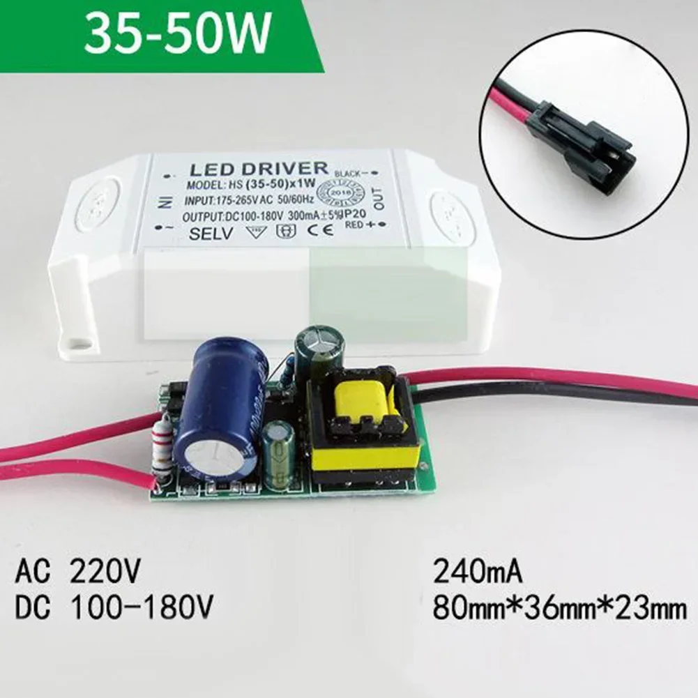 Constant Voltage Power Drive Power 25-36W 35-50W 8-24W DC 30-90V DC 80-120V Driver Power Supply For Ceiling Light