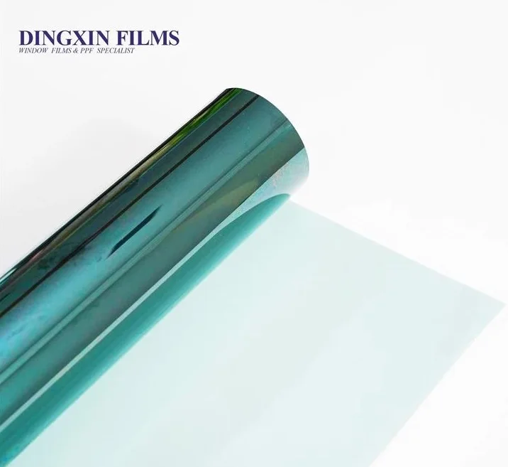 

72% VLT Светло-зеленая пленка для распыления автомобиля, оконная пленка, 3 мил, защита от ультрафиолета, солнечный оттенок с 10-летней гарантией