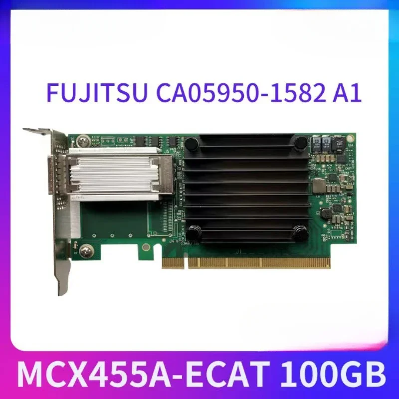 MCX455A-ECAT ConnectX-4 100G VPI IB Network Card Single Port Network Card