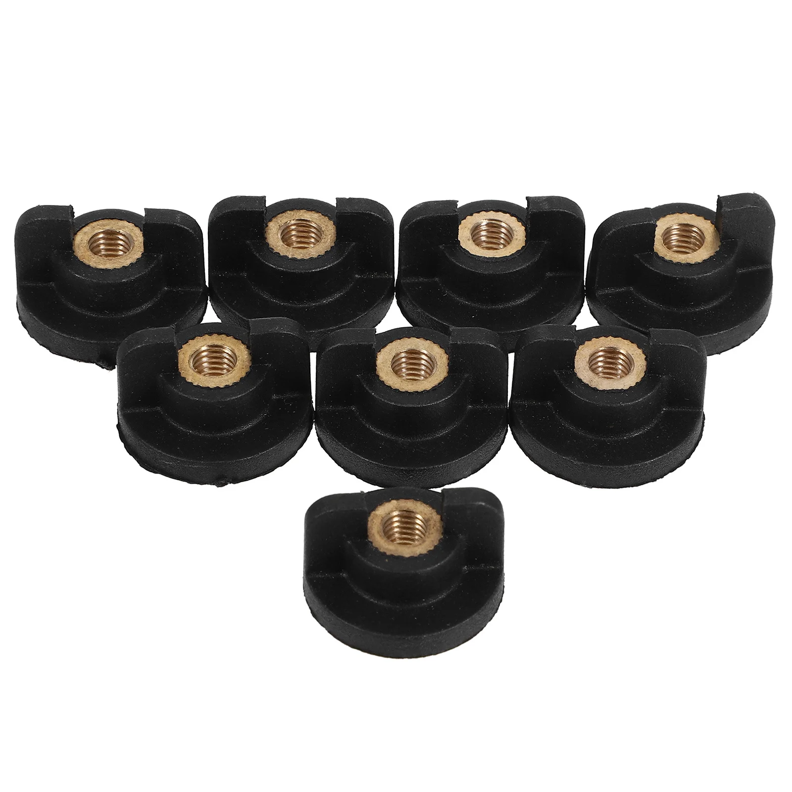

8pcs Chainsaw Lock Nut Kit 4Mm Inner Diameter Plastic Copper Core For 52/58 Models Cylinder Cover Air Filter Fastening Chainsaw
