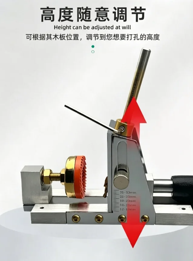 9Mm Oblique Hole Device Plug Screw Opening Positioner Woodworking Oblique Hole Wooden Board Oblique Eye Connection Tool