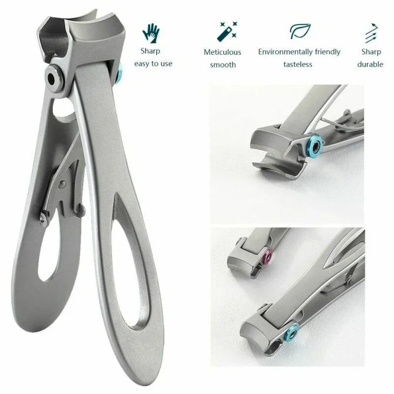 Germany Stainless Steel Nail Clippers Manicure Trimmer Butterfly Pedicure Finger & Toe Scissors - Big Size Nail Cutter