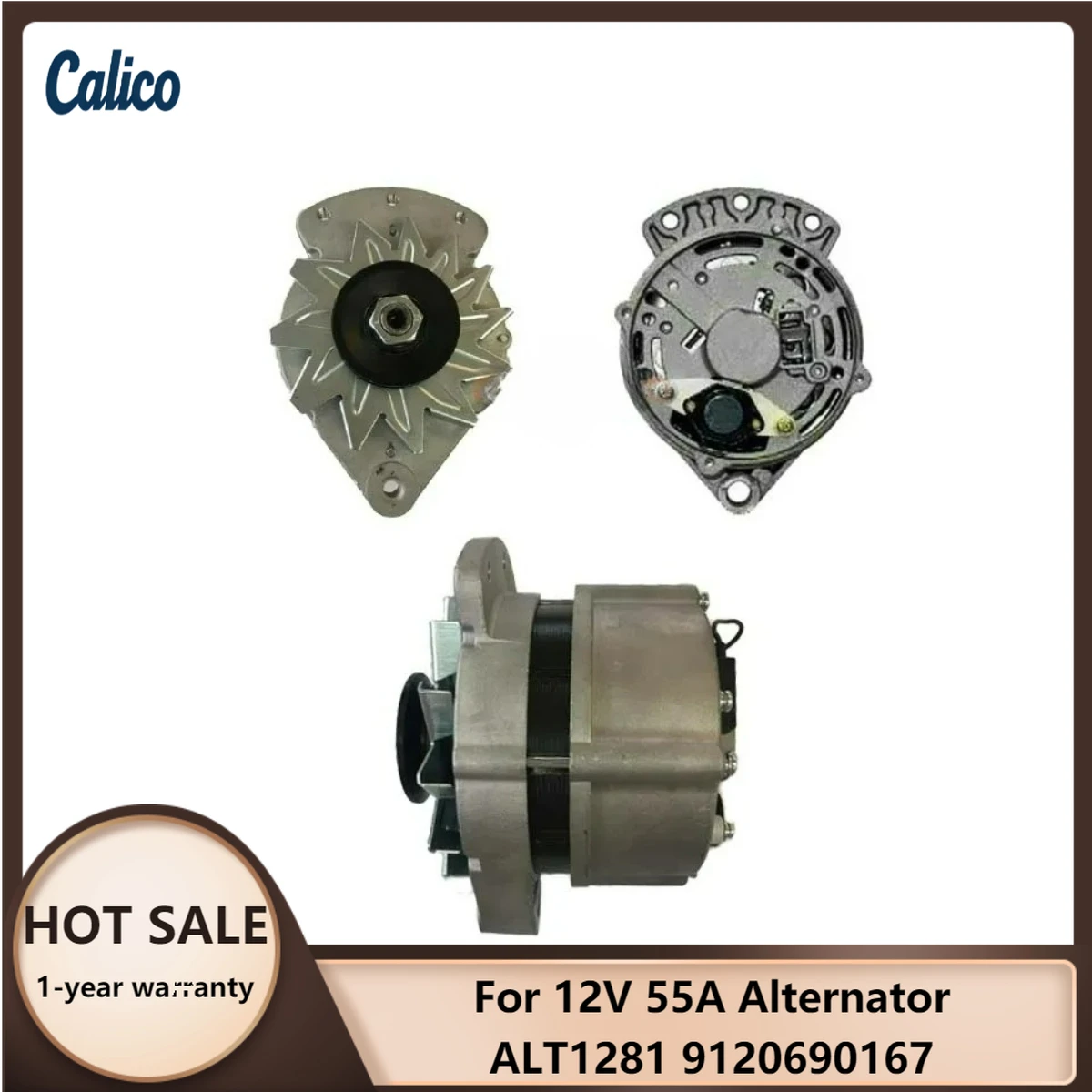

Высококачественный выбор материалов для генератора 12В 55А ALT1281 9120690167