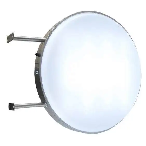 Outdoor Light box Werbung Runde LED Zeichen Light Box Outdoor wasserdichte Acryl LED Runde Light box für Werbung