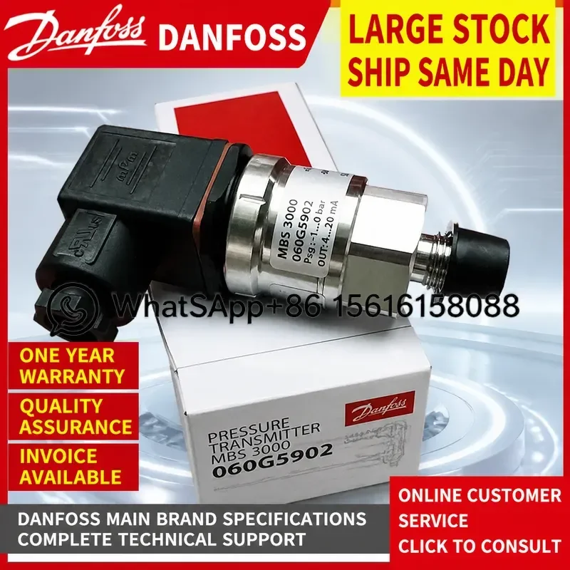 Danfoss MBS3350 Pressure Transmitter 060G5657 060G5986 060G5693 060G5826 060G5522 060G1476  060G1475 060G1474 060G1477
