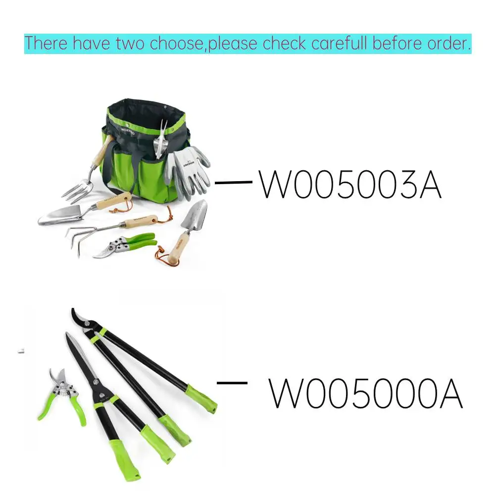 Set di attrezzi da giardino WORKPRO per erba da giardino, set di attrezzi da giardino 3 pezzi o 7 pezzi