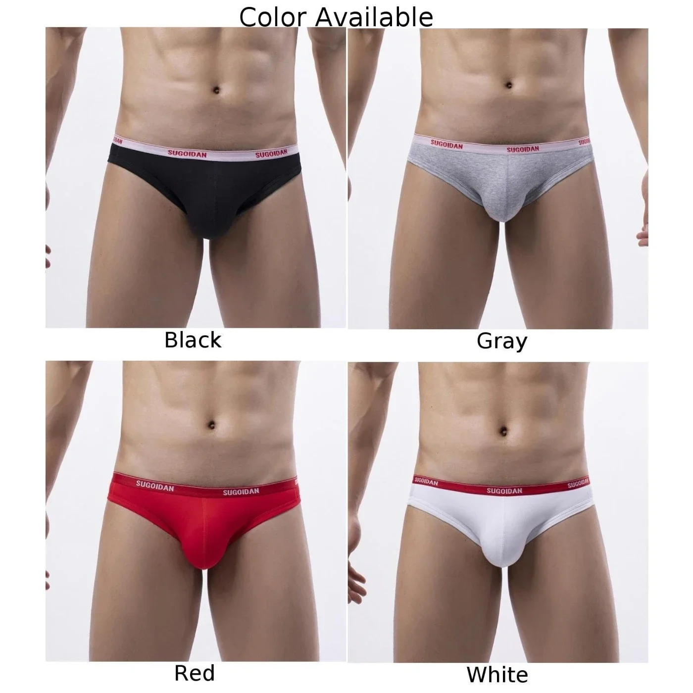 New Sexy Erotic Mens Breathable Cotton Briefs Shorts Bulge Pouch Underpants Men\'s Underwear Трусы Мужские Hombre