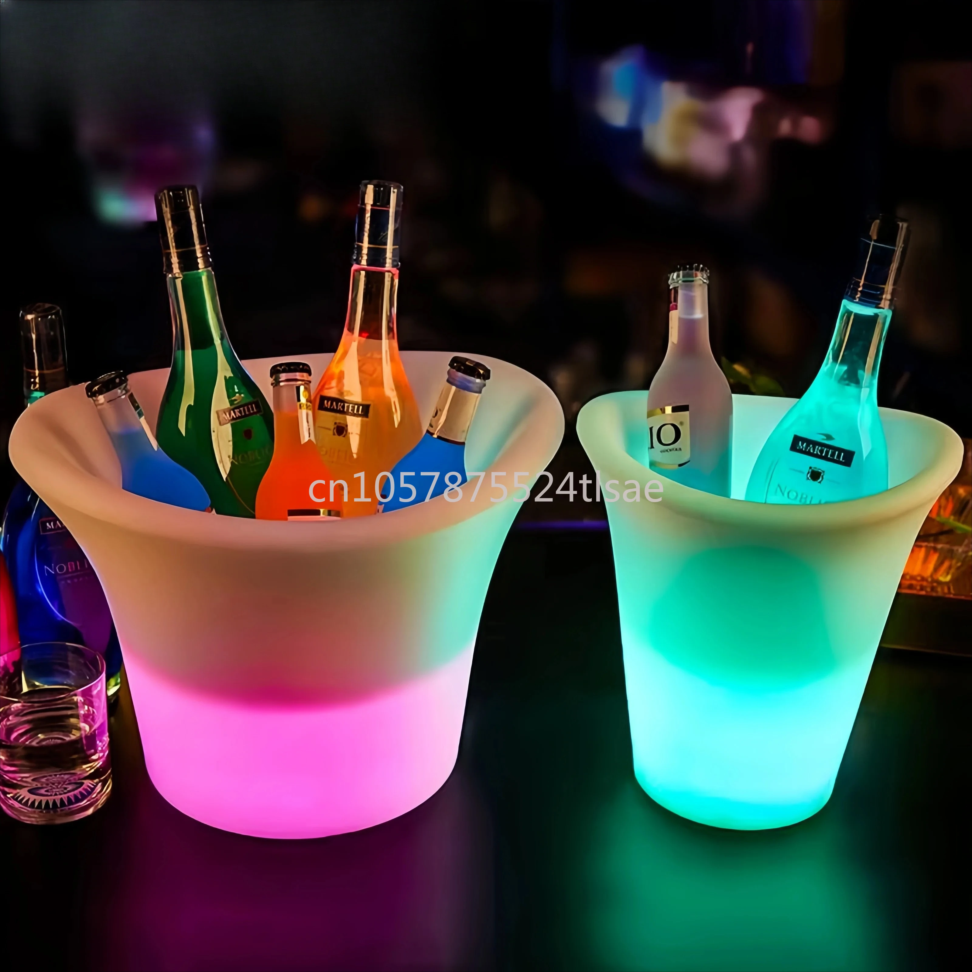 

Rechargeable Light Emitting Diode Variable Light Bar Atmosphere Festive Party Ice Wine Barrel Made of Durable Plastic