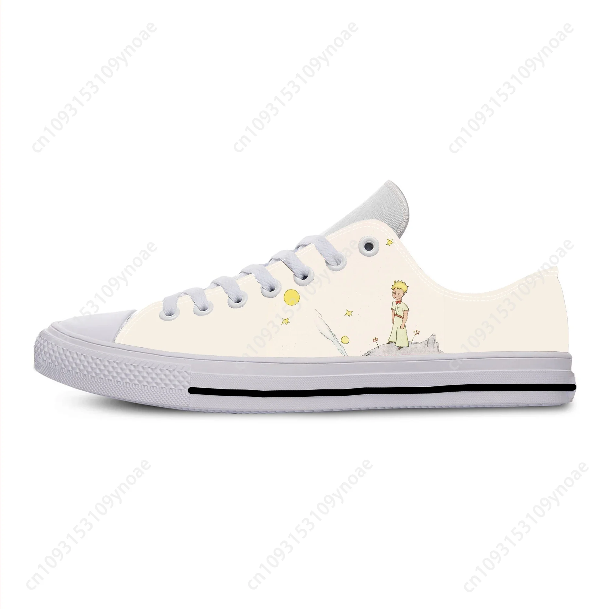 

Anime Cartoon Manga Comic Little Prince Cool Funny Casual Cloth Shoes Low Top Lightweight Breathable 3D Print Men Women Sneakers