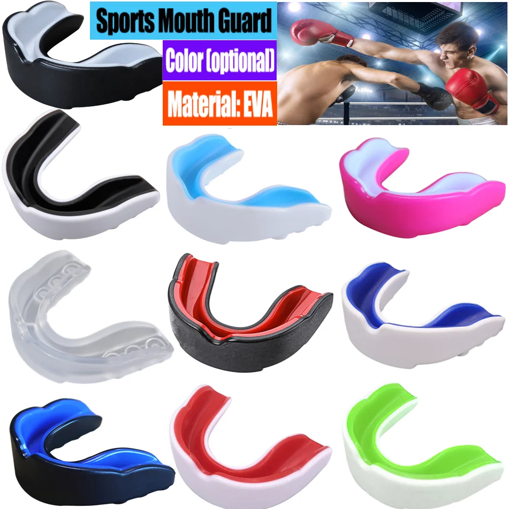 Sports Mouth Guard for Protection During Boxing MMA Wrestling Football Slim Fit for All Ages