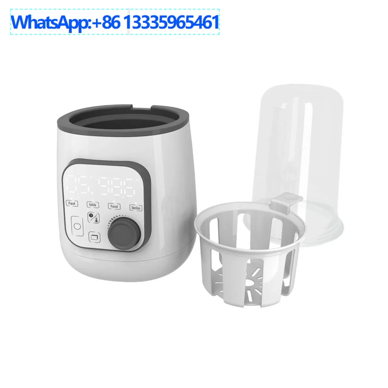 

Single bottle thermostatic milk warmer, anti-dry burning, fast heating milk warmer with touch screen control,