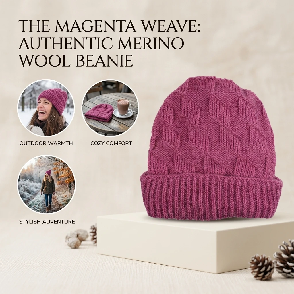 Thickened Double-Layer Large Fried Dough Twist Knitting Wool Hat for Fashionable Middle-Aged And Elderly Women Autumn Winter War