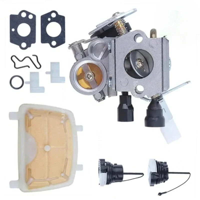C1Q-S121C Carburetor W Air Filter for Stihl MS171 MS181 MS211 MS 181 171 211 Gas Chainsaw Fuel Filter Spark Plug 1139 120 1602