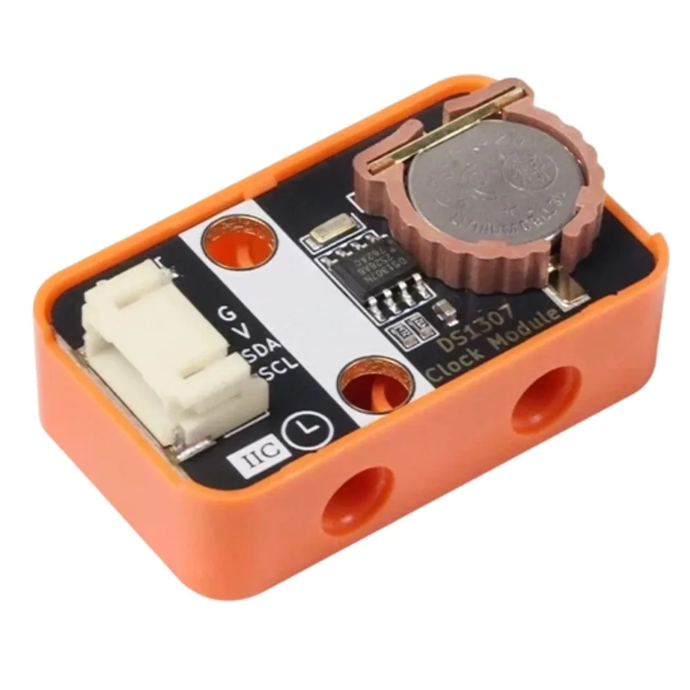 DS1307 RTC Real Time Clock Module CR2032 Battery Backup I2C Arduino ESP32 Raspberry Pi Microbit LEGO Brick Case Housing