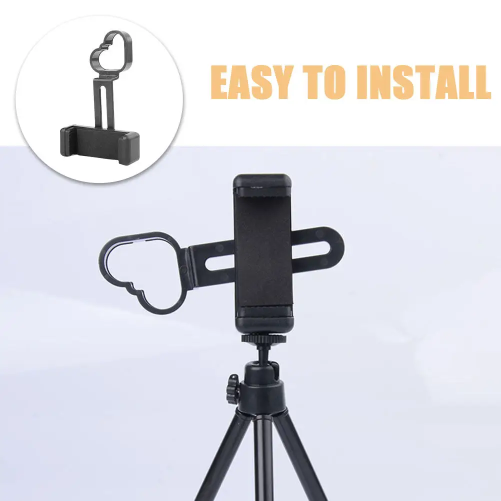 Binocular Phone Adapter ABS Material Stable Installation Easy Use Clear Image Capture Telescope Phone Mount Smartphone Adapter