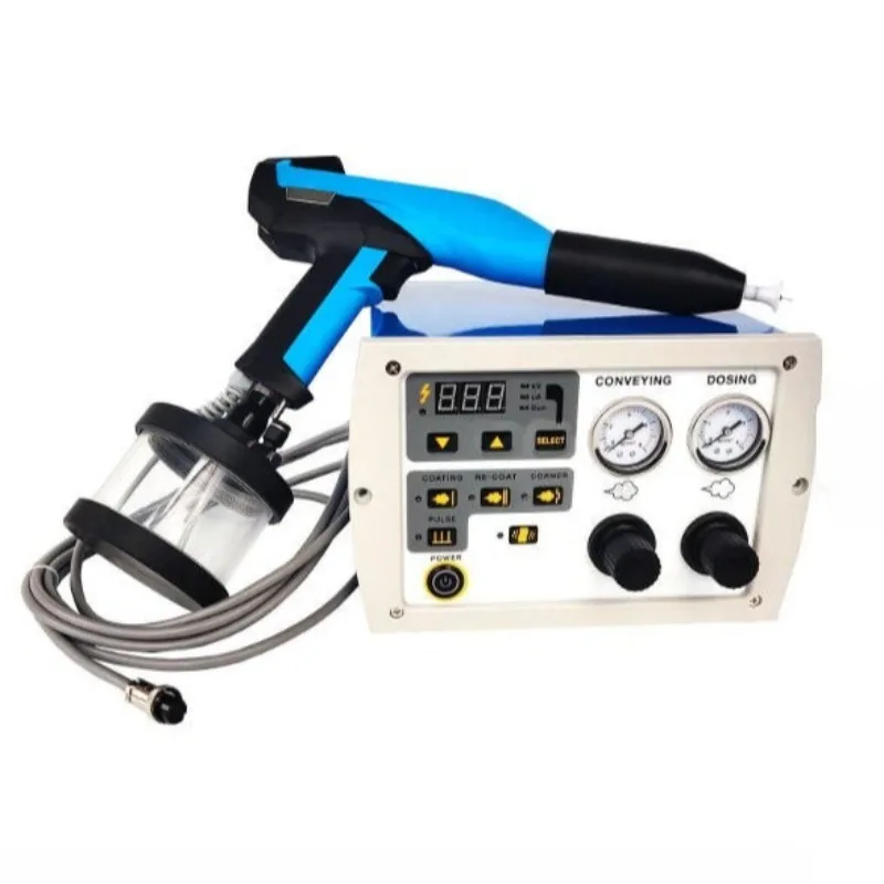 Lab Test Electrostatic Powder Coating Machine With Home Applicable Cup G M03 Spray Gun and K1 Painting Unit