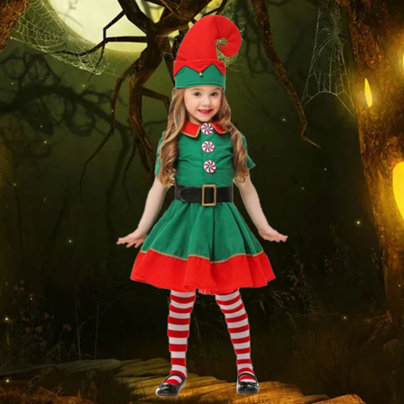 Christmas Kids Clothes Baby Cosplay Santa Claus Costume Adult Women Xmas Suit Jumpsuit Men Outfit For Boys Girls Carnival Party