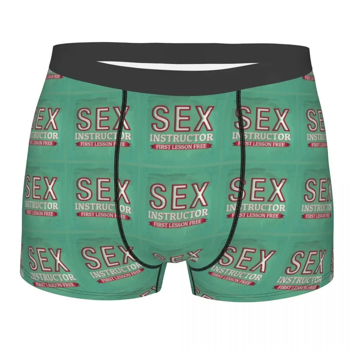 Custom Sex Instructor Boxers Shorts Men Briefs Underwear Sexy Underpants