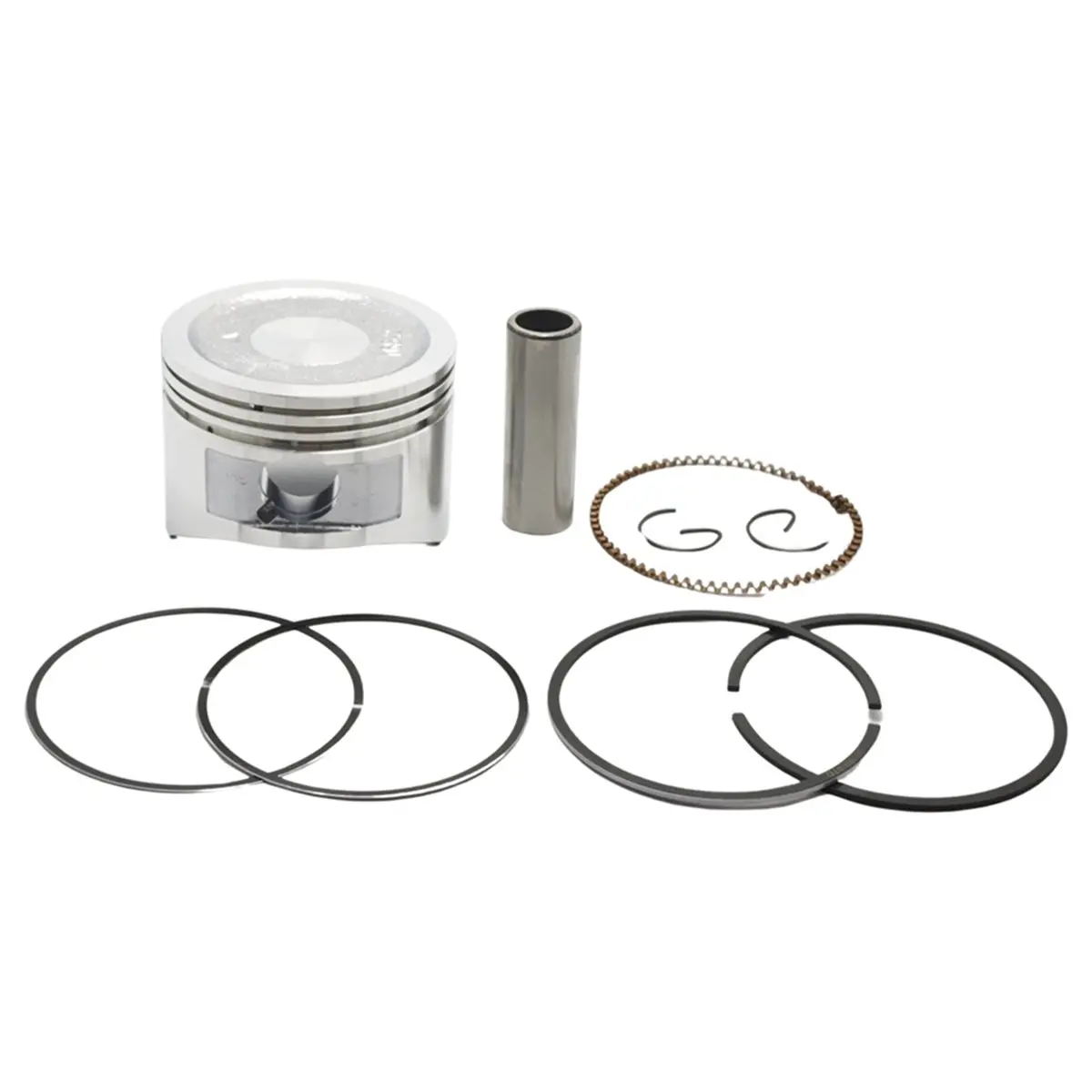 For GX160 68mm Piston Ring Kit with Connecting Rod and Full Gasket Kit for 5.5HP 4 Stroke Generator Engine Water Pump