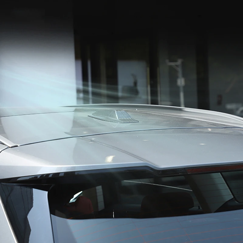 ABS Carbon Fiber Car Roof Shark Fin Antenna Protective Cover Trim For BMW G26 / I4 / Active Tourer U06 / X1 U11 2021-2024