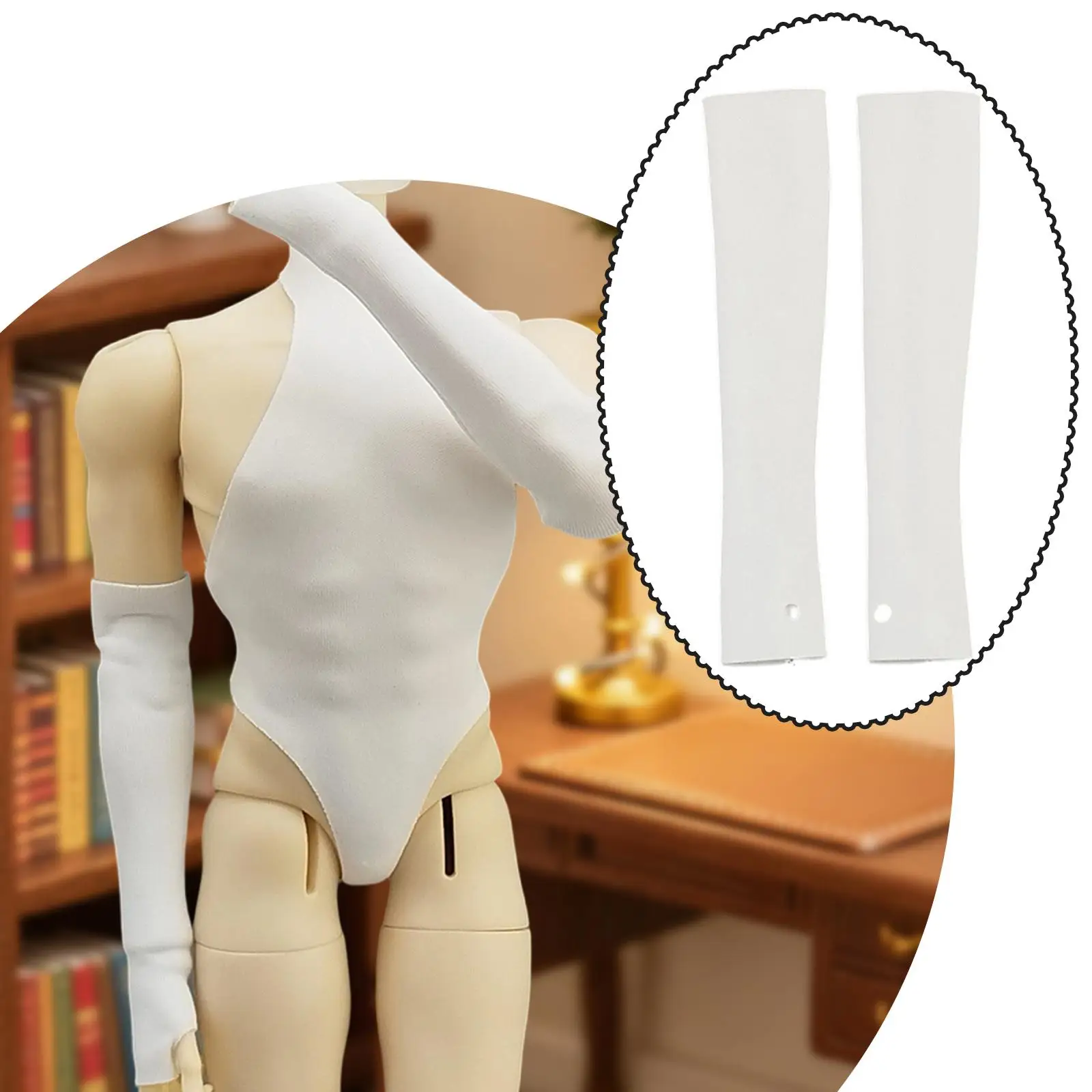 Sturdy Fabric Sleeves 1/6 Scale Female Figure Clothing Outfit Accessory for Doll Cosplay Collectors